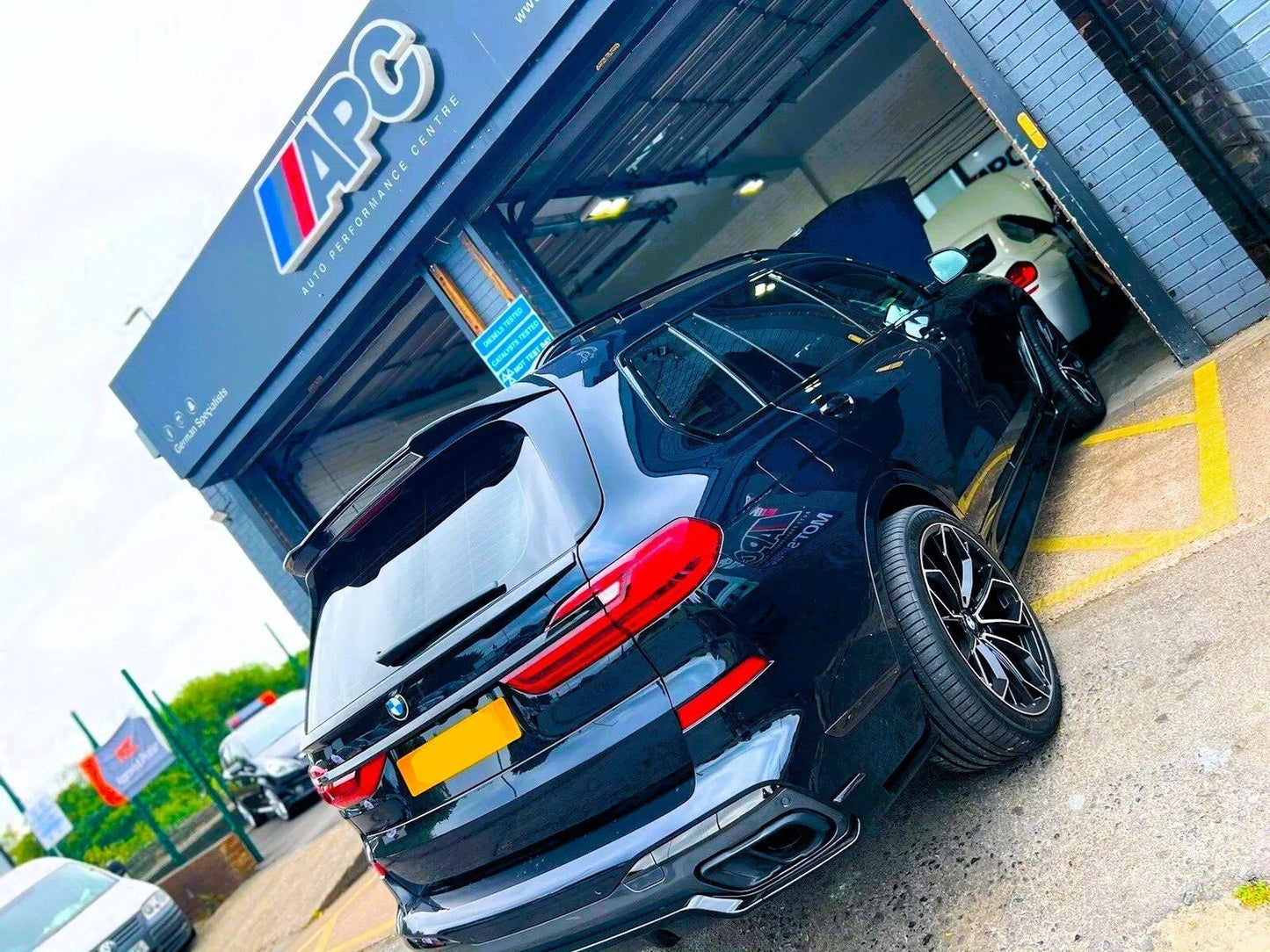 💯KIT Spiler Nero Lucido Adatto Per BMW X7 G07 M60 2018+💯
