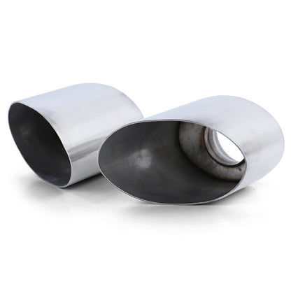 Terminale di scarico in acciaio inox lucidato per Porsche 911 993 C2 C4 93-97