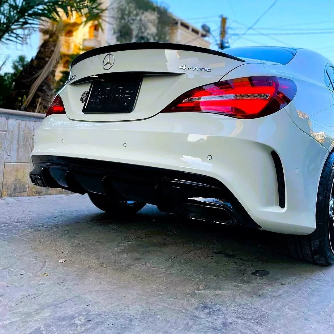 😍Kit spoiler in fibra di carbonio adatto per Mercedes CLA Classe W117 C117😍