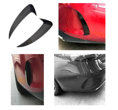 AMG LOOK AERO FLAPS CARBON LOOK posteriore per Mercedes C238 A238 Classe E