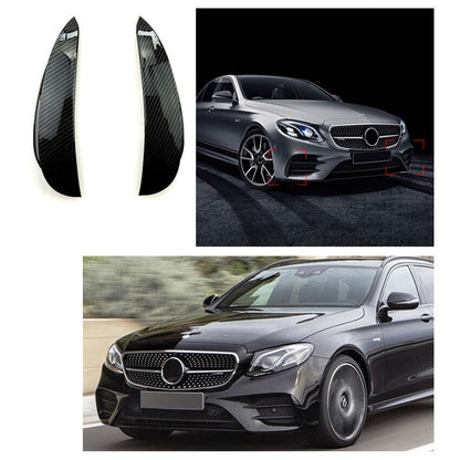 Suitable for Mercedes W213 E-Class AMG AERO OPTIC FLAPS CARBON OPTIC front 