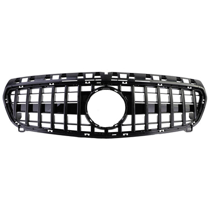 Griglia radiatore sportiva nera lucida aftermarket compatibile con Mercedes classe A W176 12-15