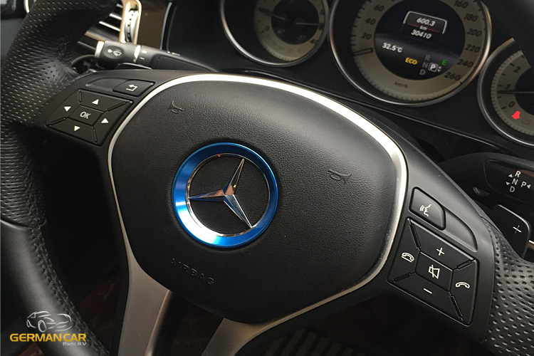Anello volante per Mercedes A B C CLA GLE GLC 51 mm BLU TUNING