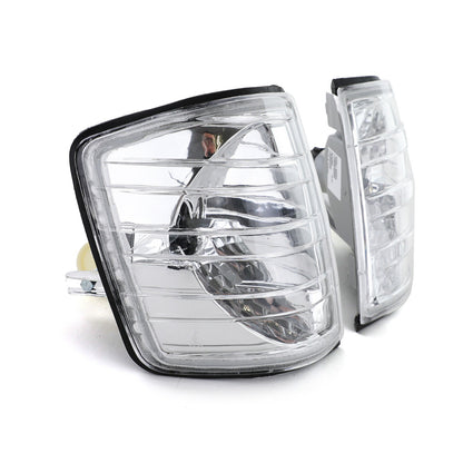 Indicatore di direzione in vetro trasparente cromato per Mercedes 190 W201 82-93