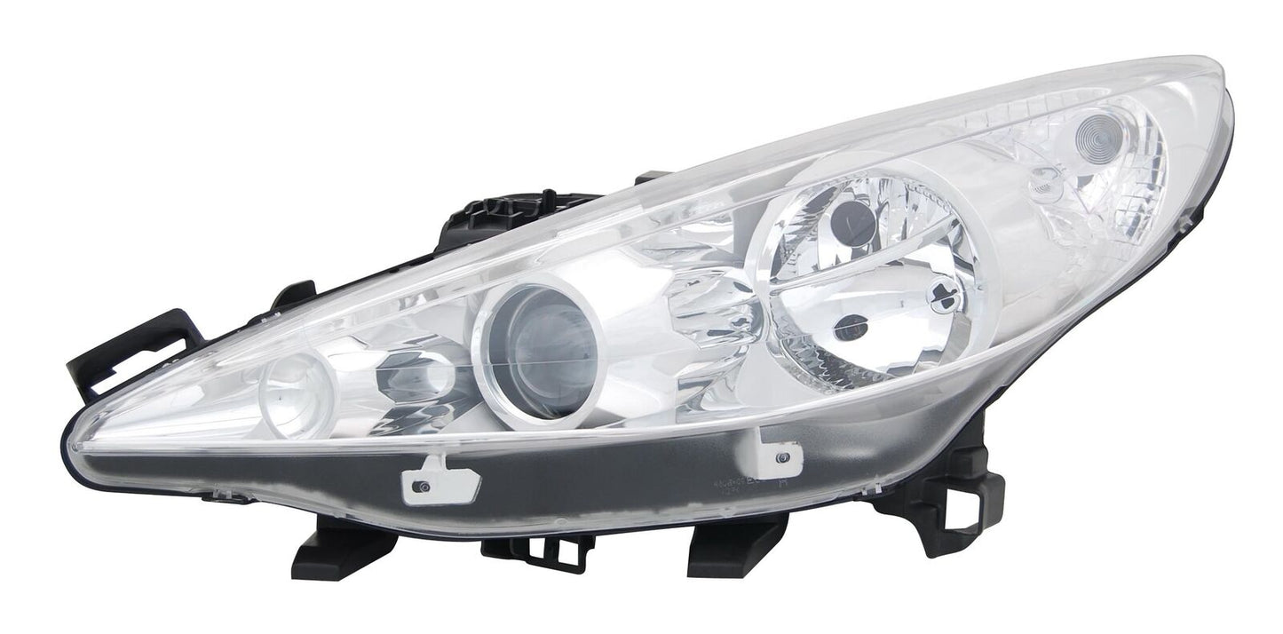 Set fari per Peugeot 207 CC H1 H7 Proiettore LWR Attuatore