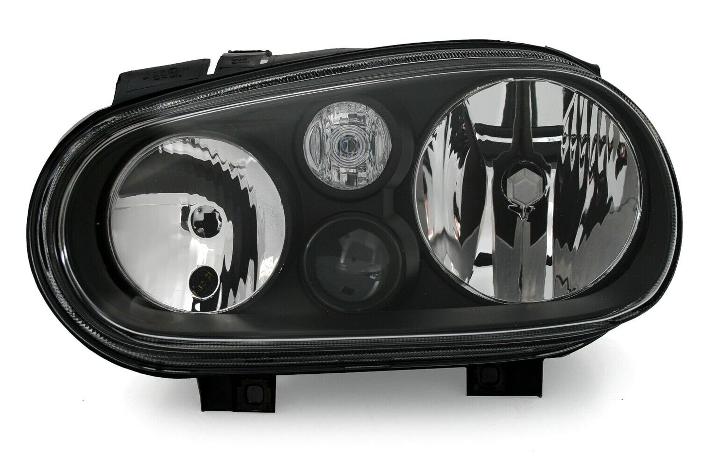 Retrovisore in vetro trasparente H7 H1 H3 con nebbia nero - Coppia per VW Golf 4