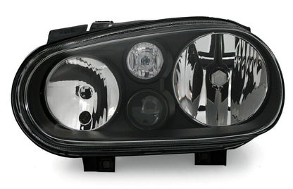 Retrovisore in vetro trasparente H7 H1 H3 con nebbia nero - Coppia per VW Golf 4