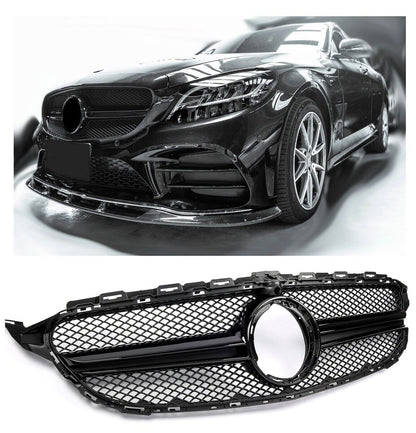 Griglia sportiva per Mercedes W205 C DAL 2018 FACELIFT C63 AMG 360°