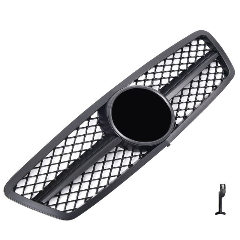 Griglia sportiva per Mercedes W203 S203 Nero opaco AMG LOOK