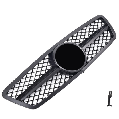 Griglia sportiva per Mercedes W203 S203 Nero opaco AMG LOOK