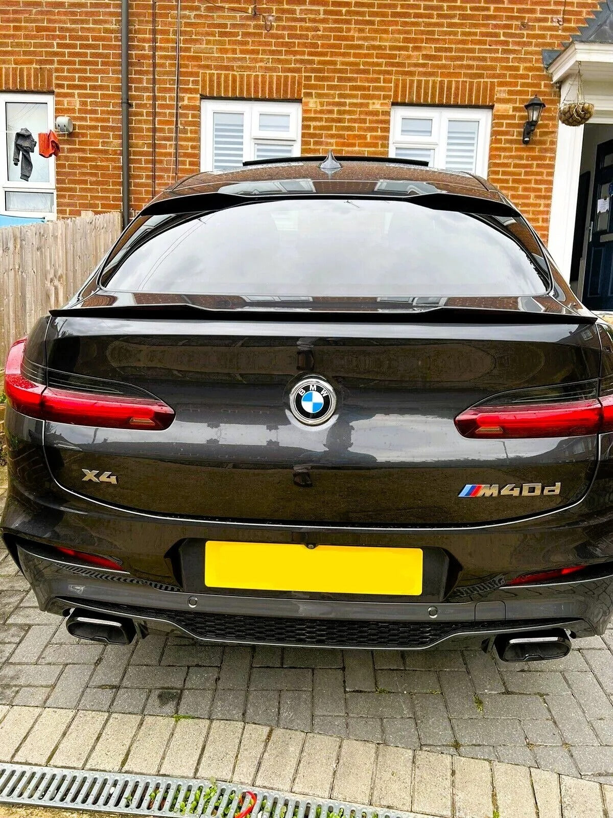 🖤Carbon Fiber Rear Spoiler KIT Fit For BMW X4 G02 X4M Sport🖤