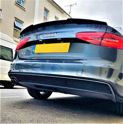 ⚡Glossy Black Rear Spoiler suitable for Audi A4 B8.5 FACELIFT 201⚡ 