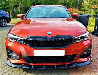 🧡Splitter Nero Lucido Adatto Per BMW Serie 3 G20 G21 M Sport Kit🧡
