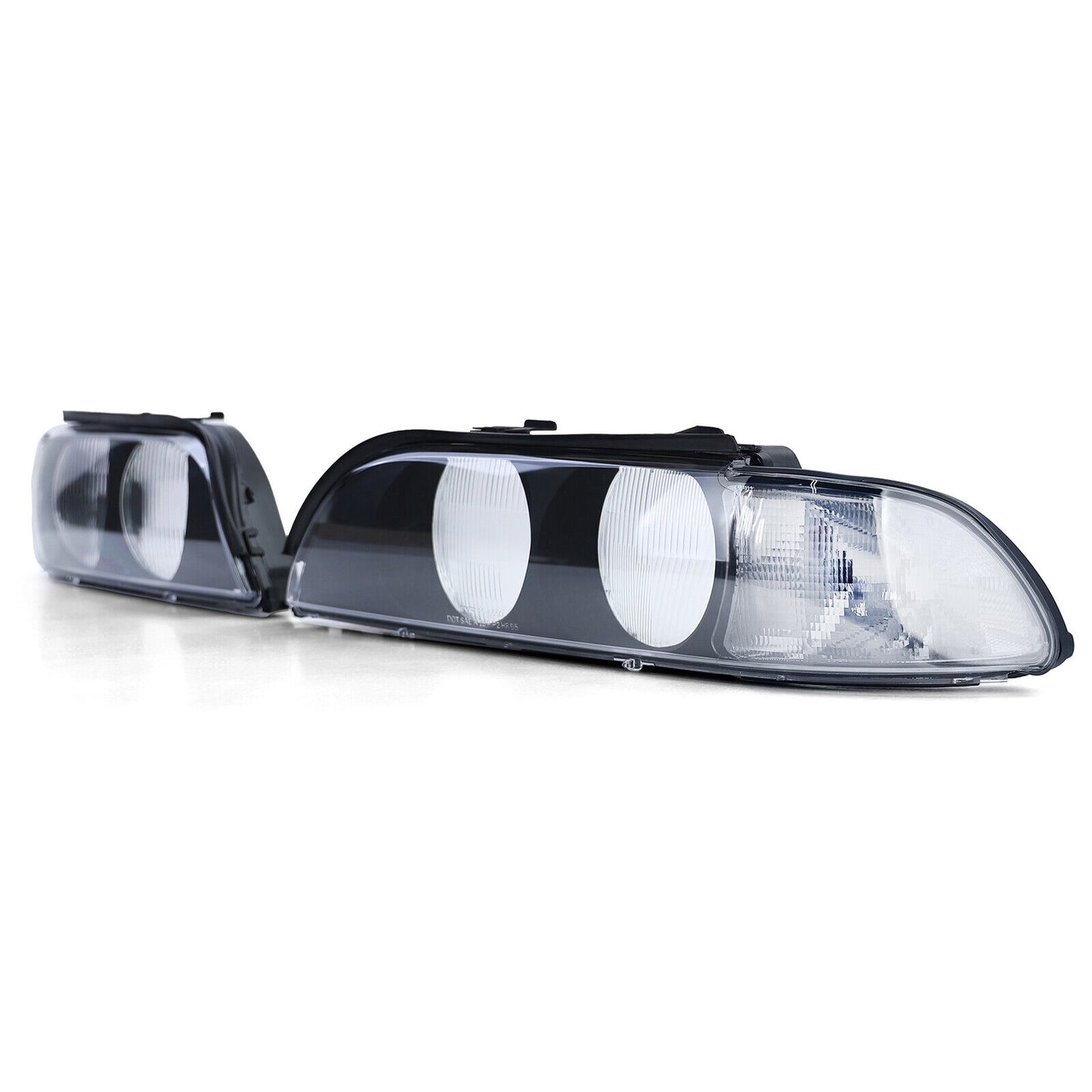 Dischi di dispersione lenti faro indicatore bianco adatto per BMW Serie 5 E39 95