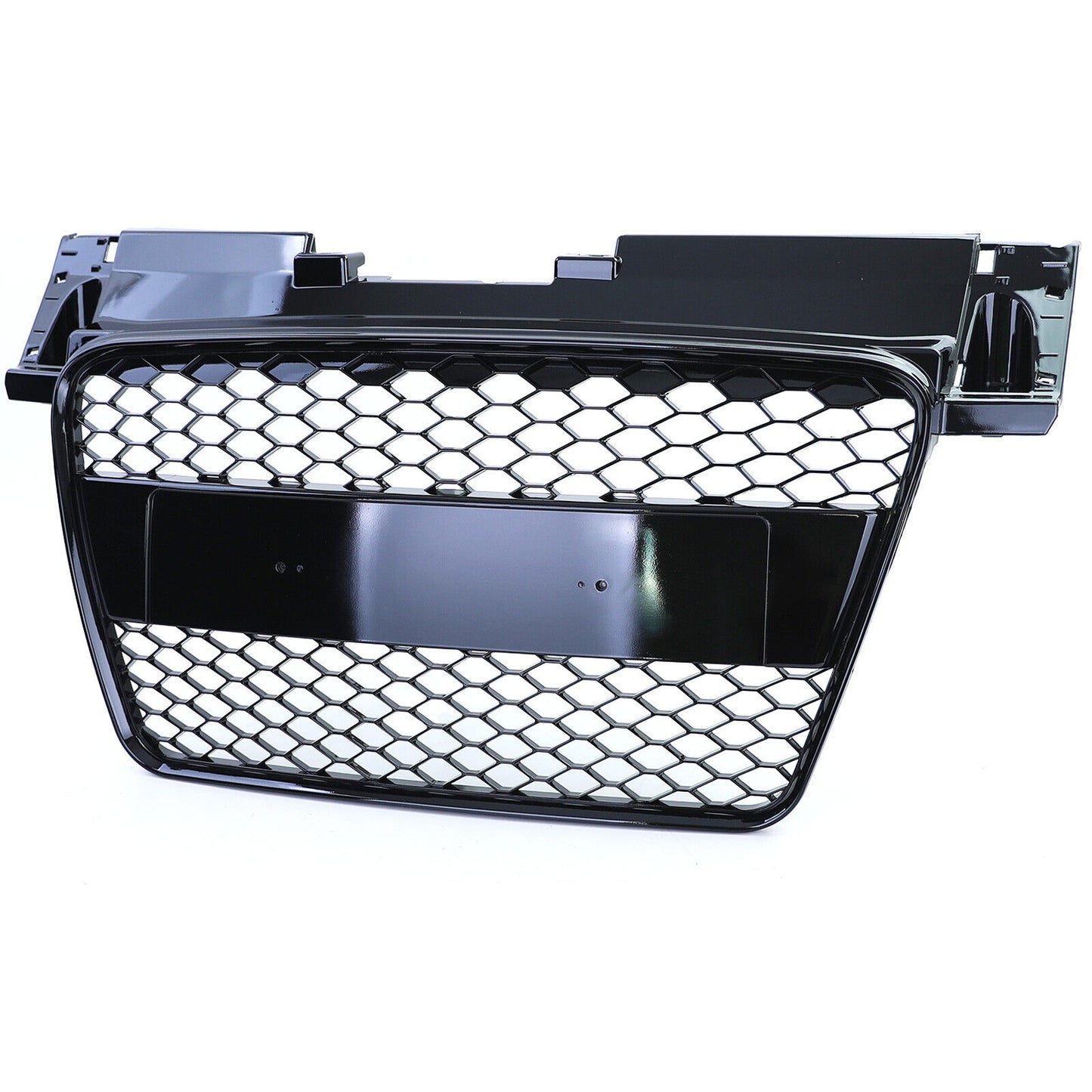 Griglia radiatore a nido d'ape senza emblema nero lucido per Audi TT 8J