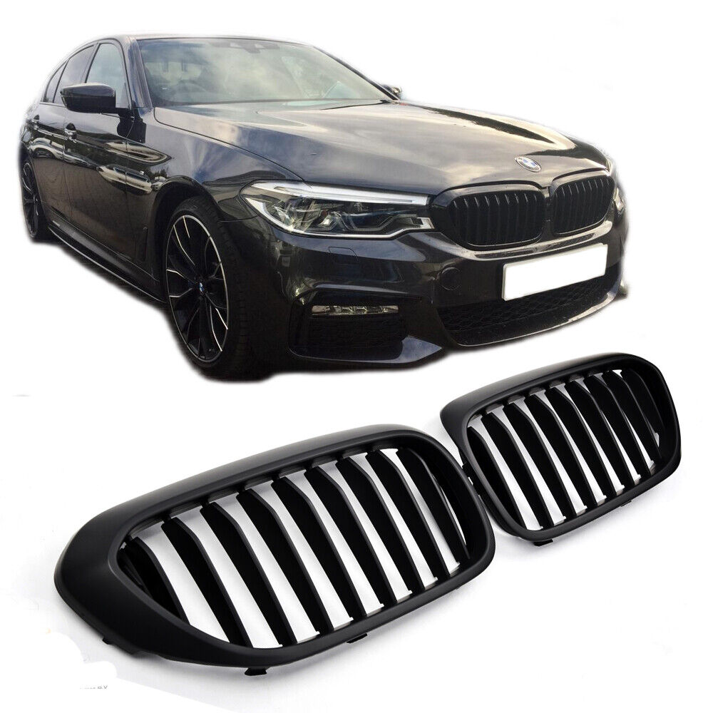 GRILLE FOR BMW 5 SERIES G30 G31 SPORT MATT BLACK 