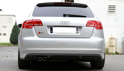 DIFFUSORE COMPATIBILE PER AUDI A3 8P SPORTBACK S3 LOOK