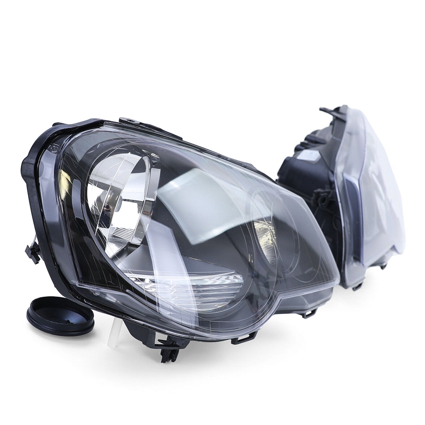 GTI Cup Headlights Black - Aftermarket Set Compatible with VW Polo 9N3 05-09 