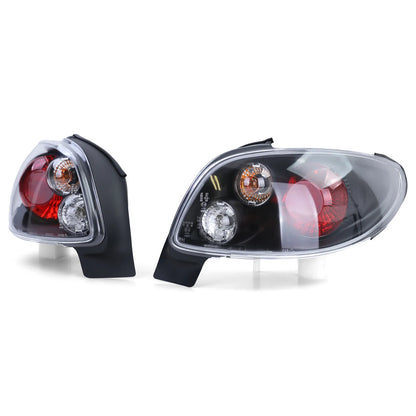 💎Black Glass Rear Light for Peugeot 206 CC Coupe Cabrio 00-08💎