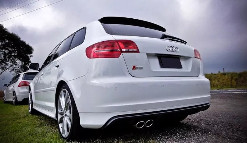 😍SOTTOPARAURTI POSTERIORE+MINIGONNE+SPOILER PER AUDI A3 8P SPORTBACK S3 STILE😍