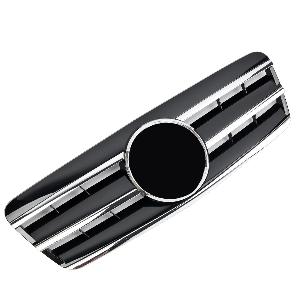 Griglia per Mercedes C208 A208 CLK cromata nera AMG
