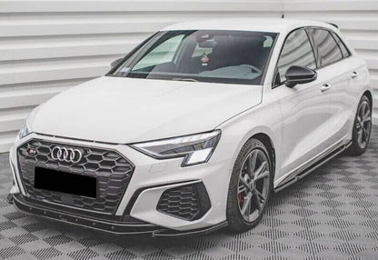 FRONT SPLITTER SUITABLE FOR AUDI A3 S3 8Y 2020+ SPORTY LOOK 