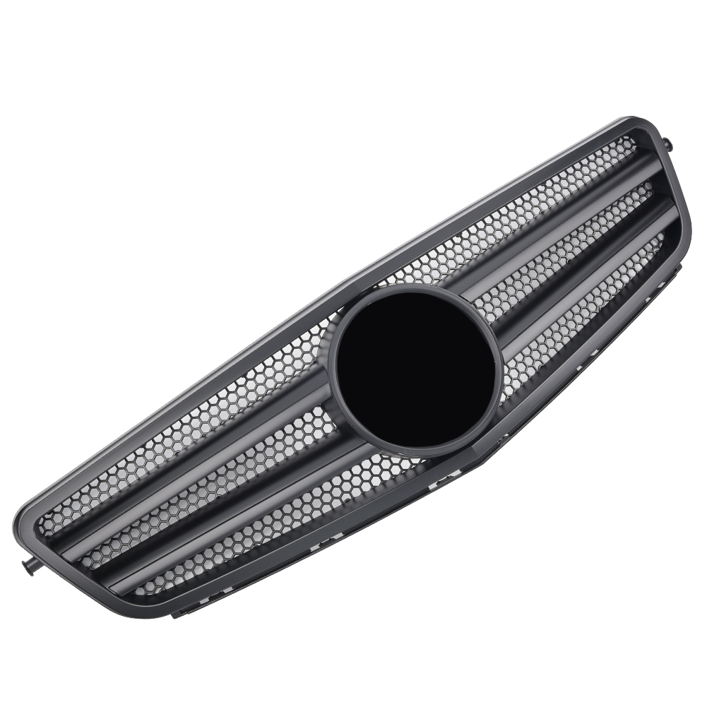 Griglia sportiva per Mercedes W204 S204 C63 AMG LOOK nero opaco