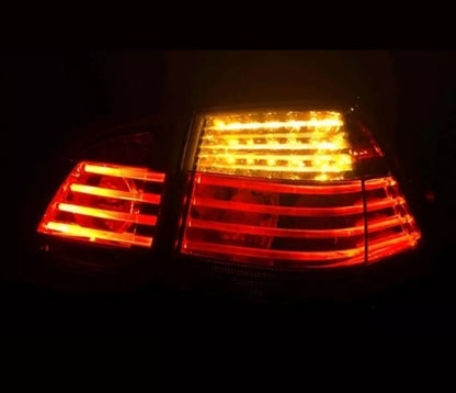 Fanali posteriori LED per BMW E61 Touring 2004-2007 rosso fumo set luci posteriori