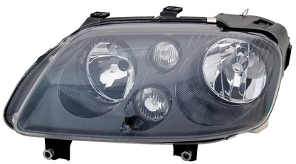 Set fari per VW Caddy Touran -2008 Nero Alogena H7 LWR Motore
