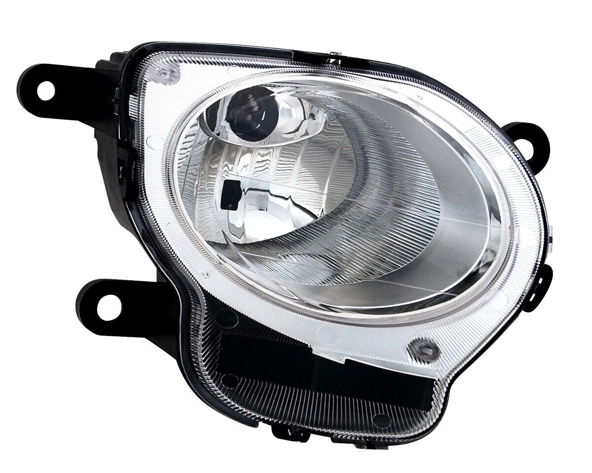 Headlight set for Fiat 500 2007- with daytime running light H1 high beam 