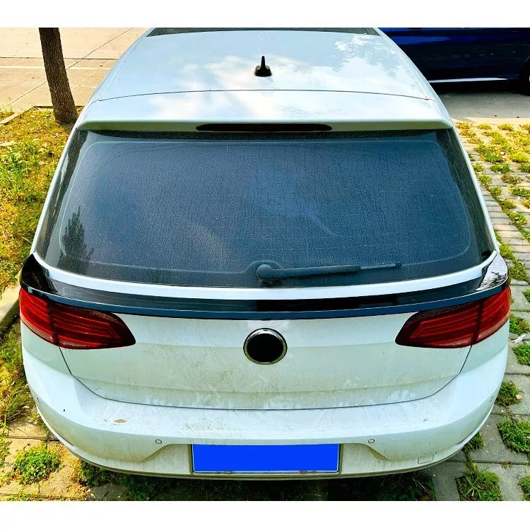 ✨Kit spoiler posteriore centrale nero lucido adatto per VW Golf MK7 GTD GTI R TS