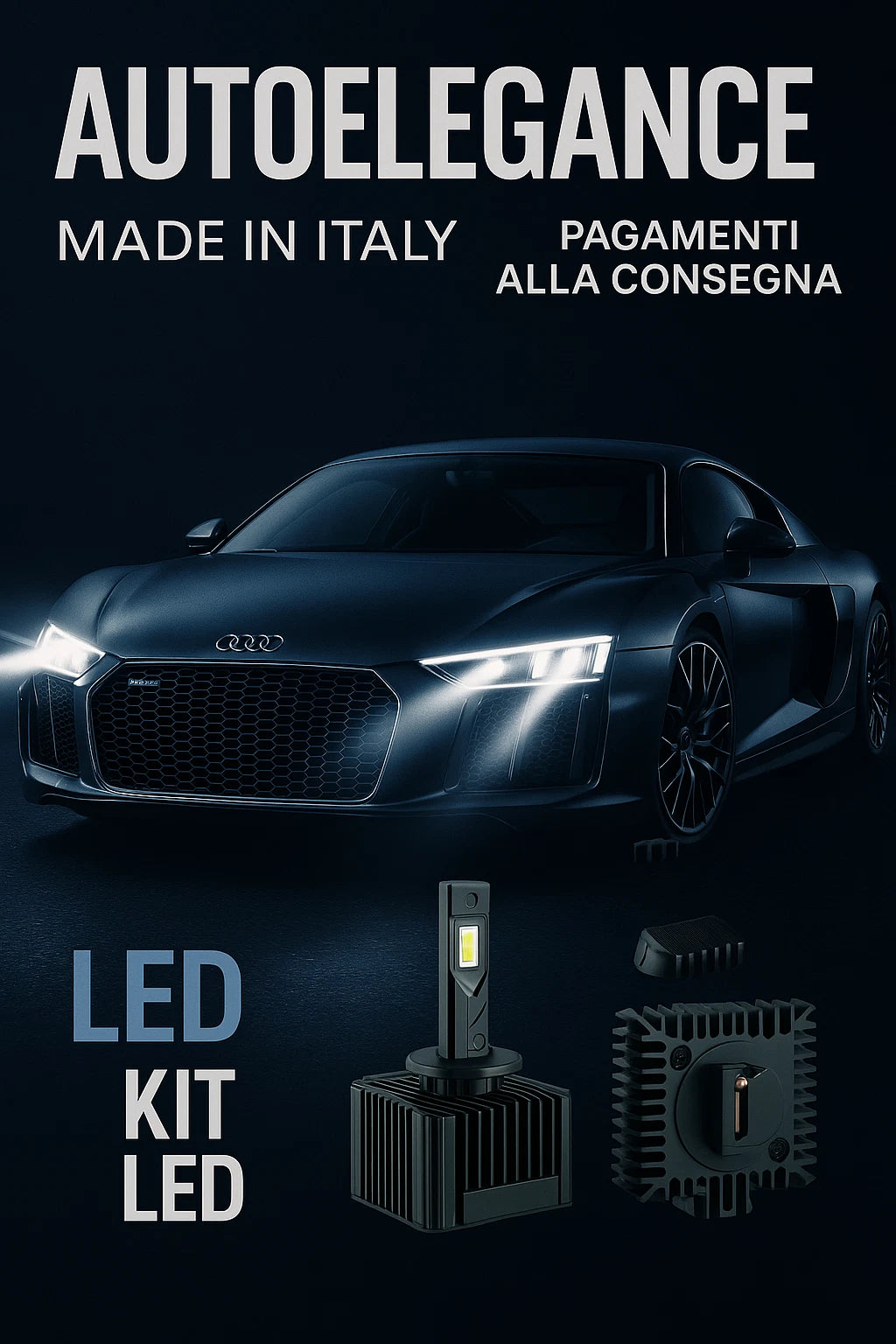 ❤️ KIT LED D3S 6000K BIANCO GHIACCIO ANABBAGLIANTI PER AUDI A7 SPORTBACK   ❤️