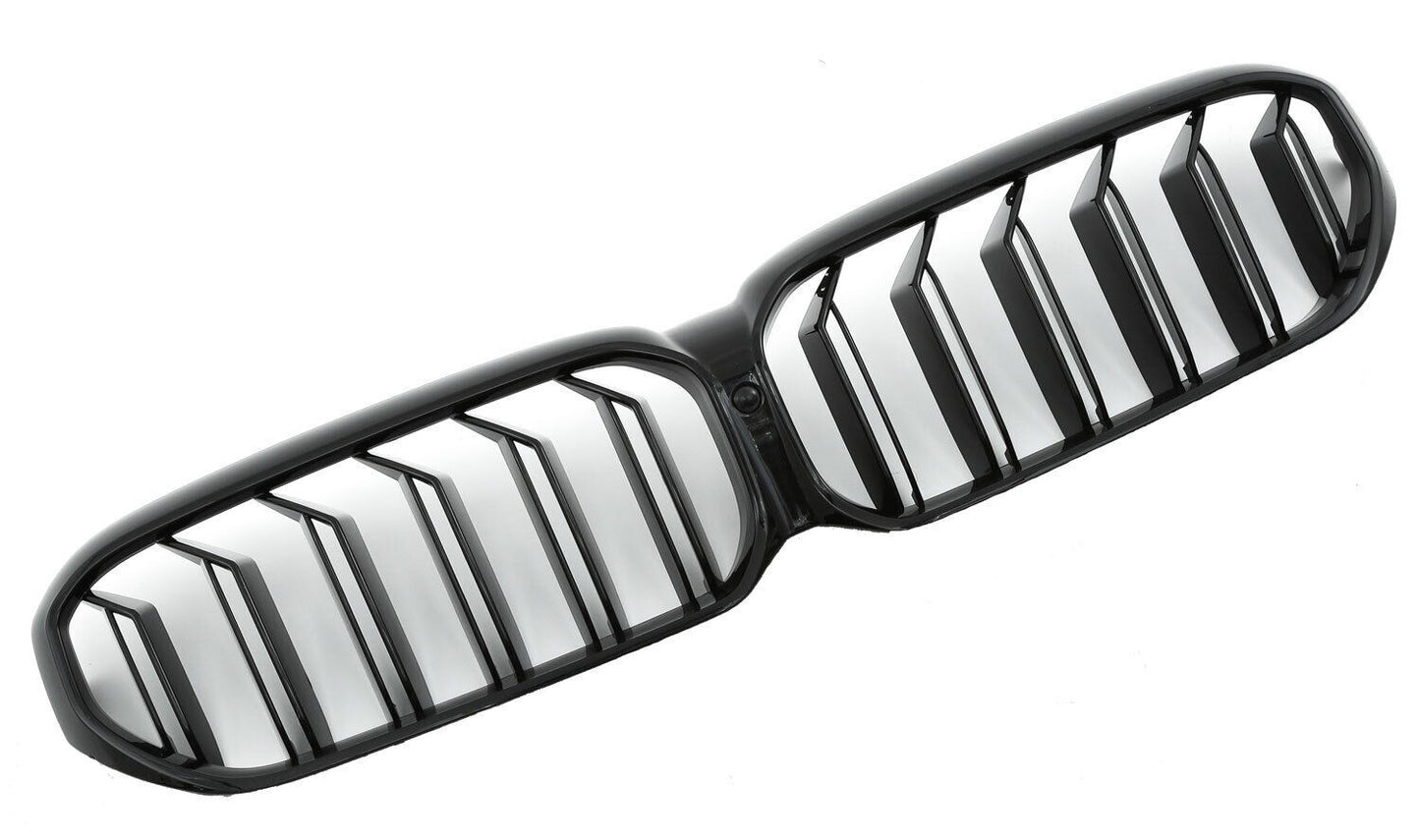 GRIGLIA RADIATORE SPORTIVA ADATTA PER BMW SERIE 5 G30 G31 LCI DOPPIA BARRA NERA