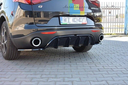 Mantovana diffusore aria posteriore adatta per alfa romeo stelvio 949 (2016-2020) nero