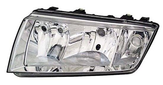 Headlight Set for Skoda Fabia 1 6Y 1999-2008 Chrome H3 H7 LWR 