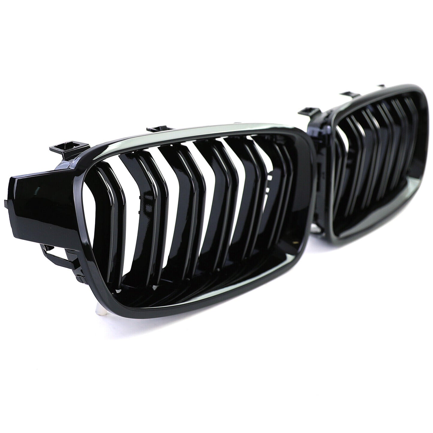 Gloss Black Double Bar Sports Radiator Grille Suitable for BMW F30 F31 11-19