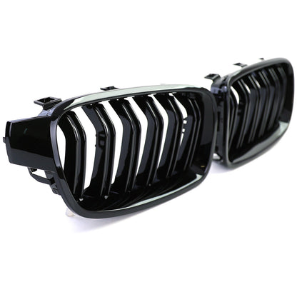 Gloss Black Double Bar Sports Radiator Grille Suitable for BMW F30 F31 11-19