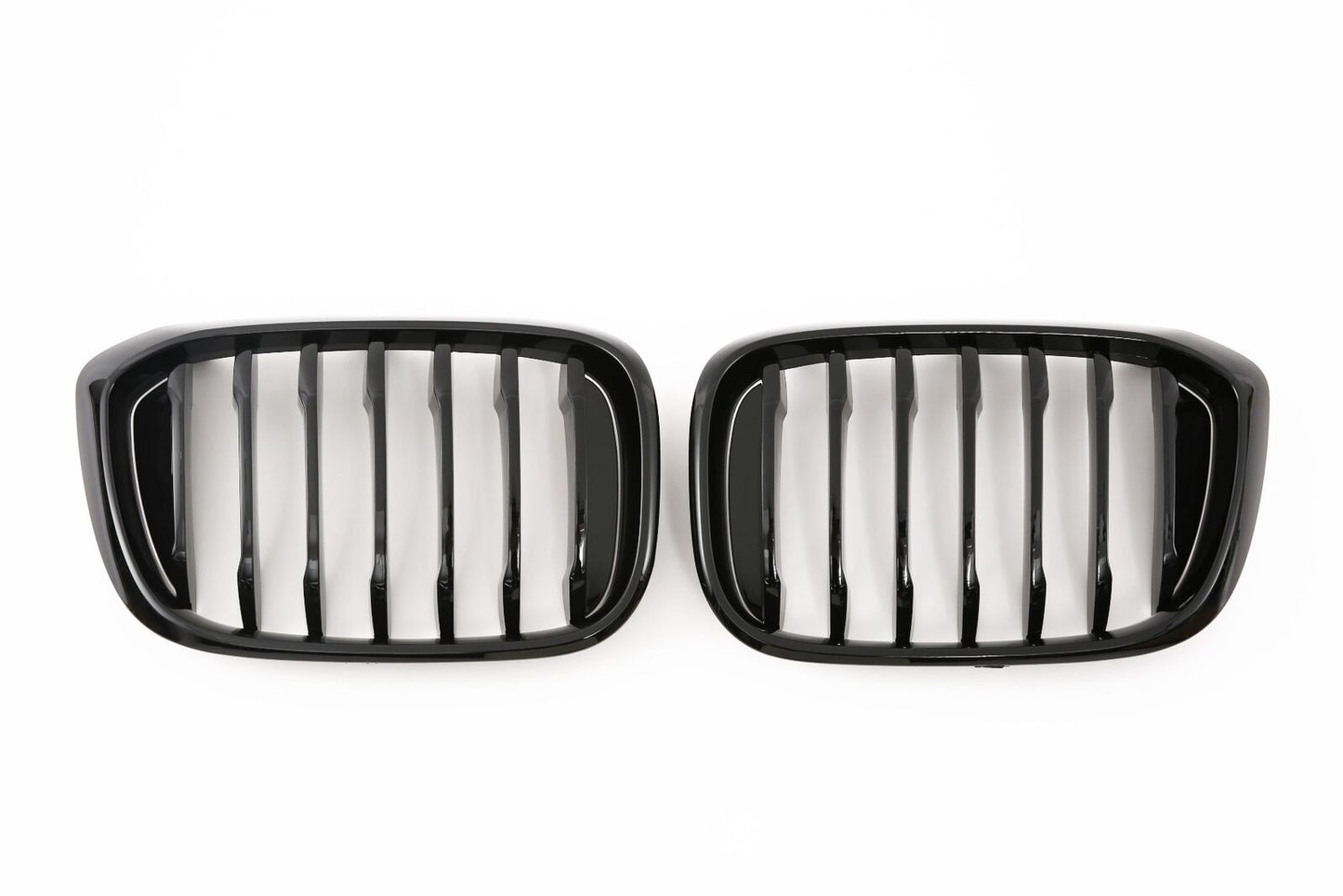 ADATTO PER BMW X3 X4 G01 G02 GRIGLIA DEL RADIATORE NERO LUCIDO