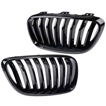 Griglia rene ponte singola adatta per BMW Serie 2 F22 F23 F87 nero pianoforte