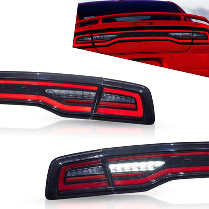 ⭐ART.2927 Fari Anteriori a LED RGB +Posteriori a LED Trasparenti –Dodge Charger⭐
