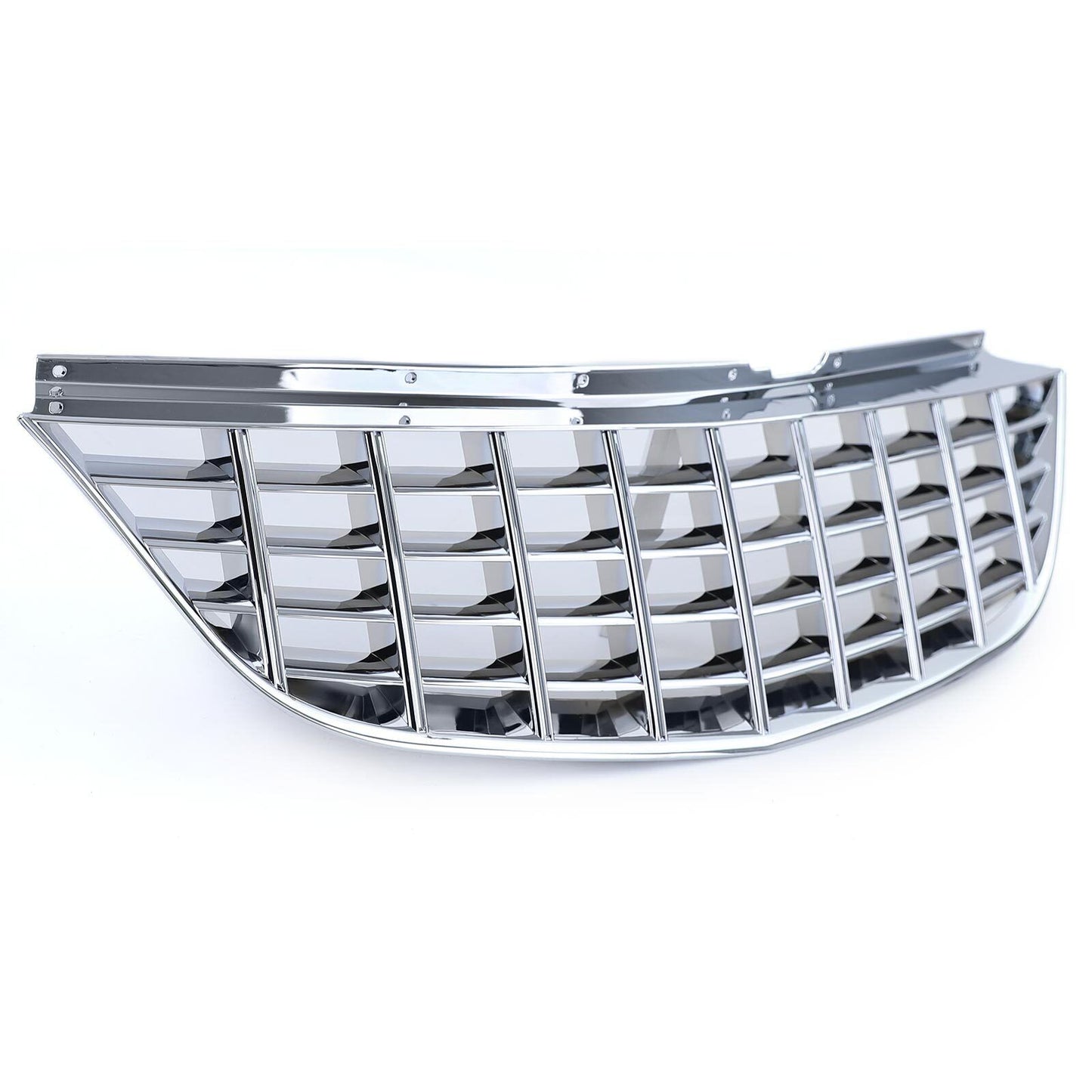 Griglia radiatore sportiva senza emblema cromata per Opel Corsa D 06-10