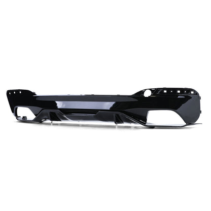 Diffusore posteriore Performance lucido aftermarket compatibile con BMW Serie 5 G30 G31 ab16 520 525 530 540