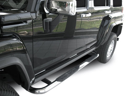💫ART.5446 Pedane Laterali Inox per Hummer H3 2005-2010💫