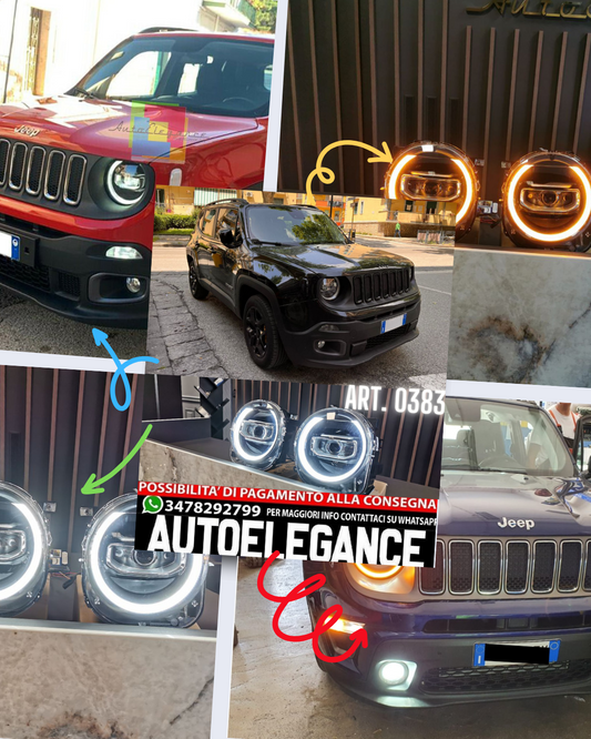 HEADLIGHTS SUITABLE FOR JEEP RENEGADE 2014-2021 FULL LED 