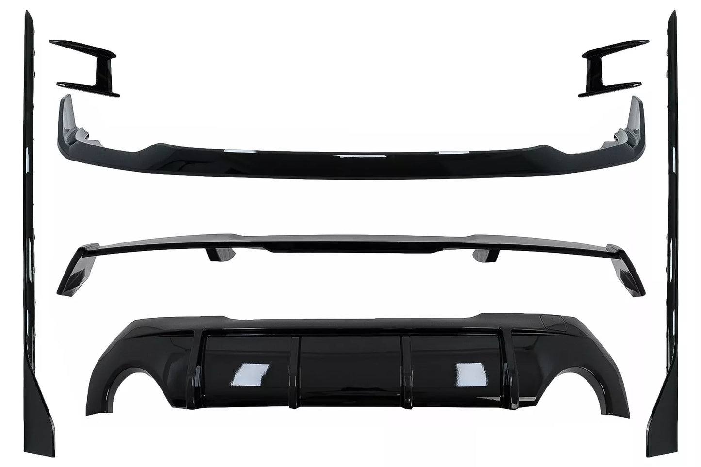 🤩Fendinebbia Copertine Lato griglie per Audi A3 8V 13-15 RS3 Design Nero🤩