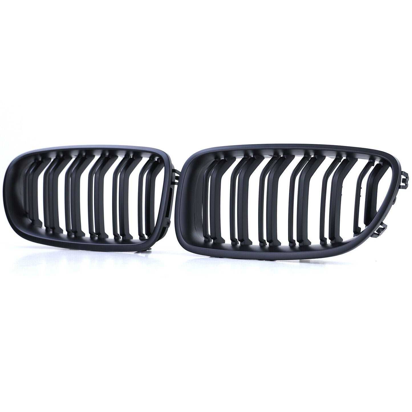 Matte Performance Double Bar Sport Radiator Grille for BMW F10 F11 10-17-