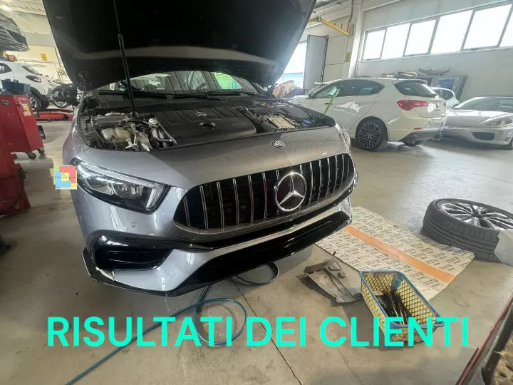 💥0221 PARAURTI ANTERIORE ADATTO PER MERCEDES CLASSE A W177 LOOK AMG A45S A45💥