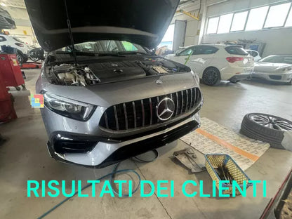 💥0221 PARAURTI ANTERIORE ADATTO PER MERCEDES CLASSE A W177 LOOK AMG A45S A45💥