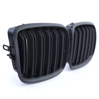 Aftermarket Matte Performance Double Bar Sport Grille Compatible with BMW X5 E70 X6 E71 