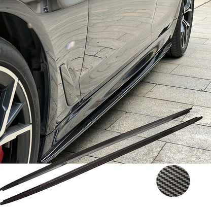 Minigonne laterali adatto per BMW Serie 5 G30 Sport look carbonio